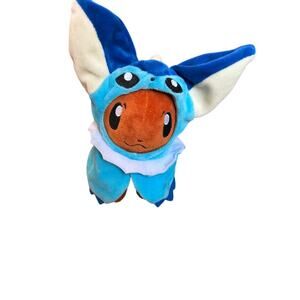 Vaporeon Plush | StuffedAnimal | Blue Water Character | NO TAGS | Pokemon Style
